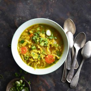 cabbage detox soup recipe featured image