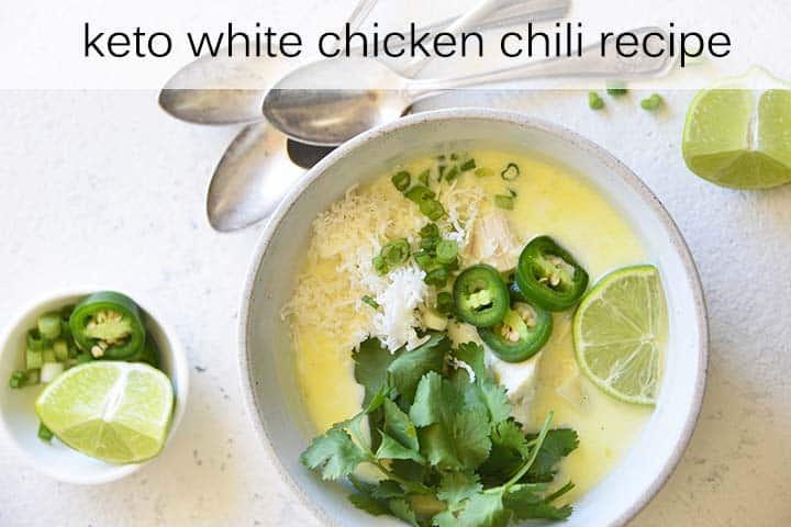 Keto White Chicken Chili Recipe with Description