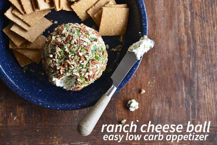 Ranch Cheese Ball Appetizer with Description