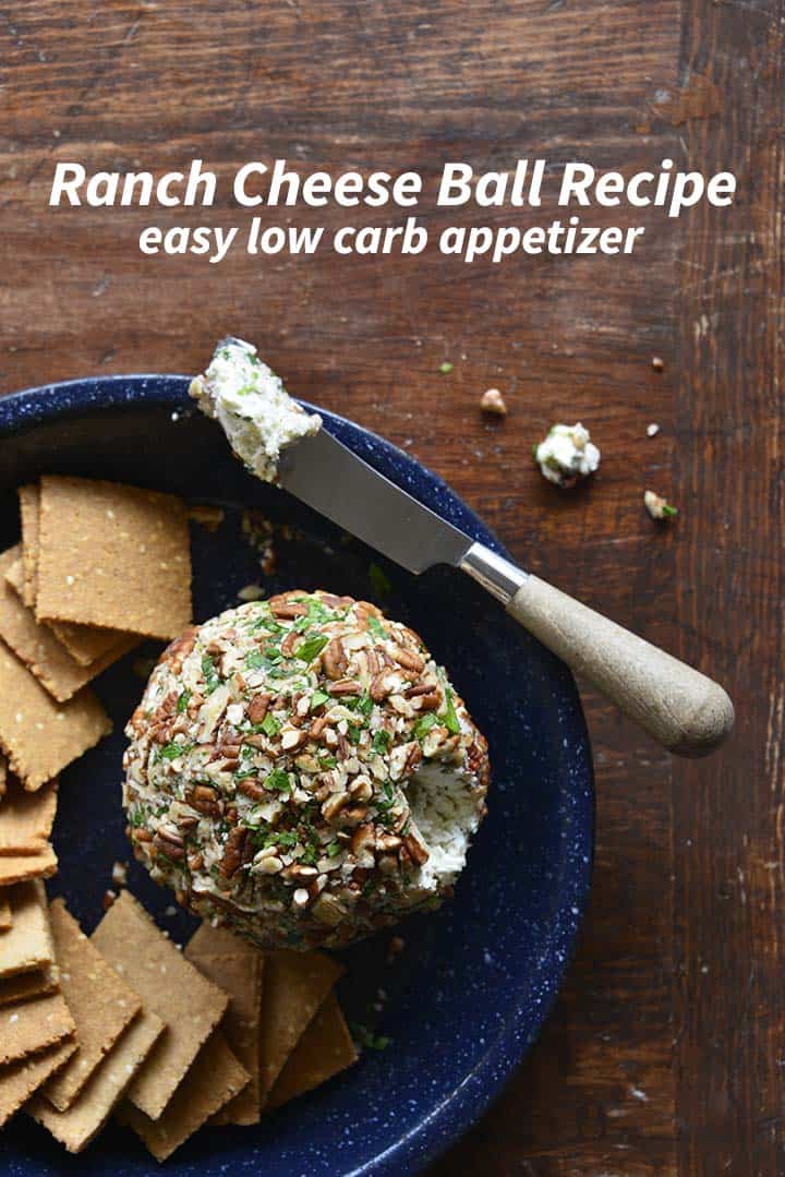 Ranch Cheese Ball Recipe Pin