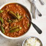 authentic persian okra stew featured image