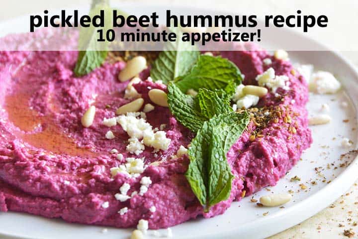 Pickled Beet Hummus Recipe with Description