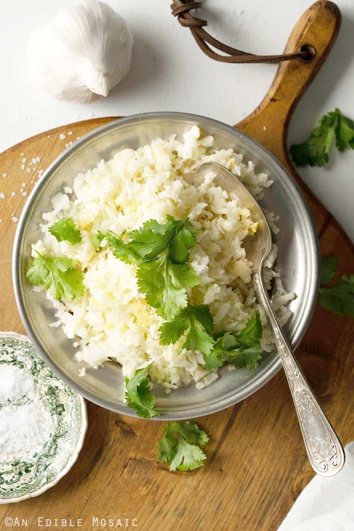 Garlic Butter Cauliflower Rice