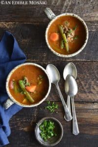 Heart Healthy Soup Recipe with Lean Beef and Vegetables
