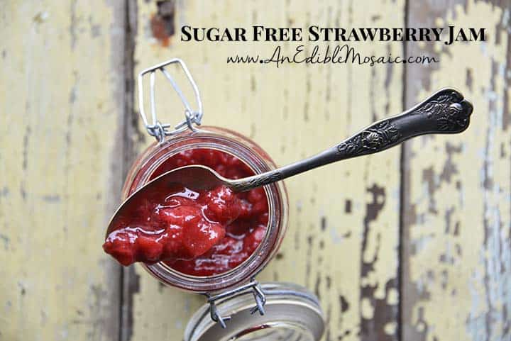 Sugar Free Strawberry Jam with Description