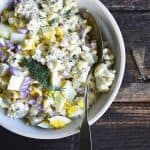 cauliflower potato salad featured image