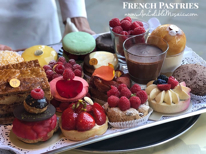 French Pastries with Description