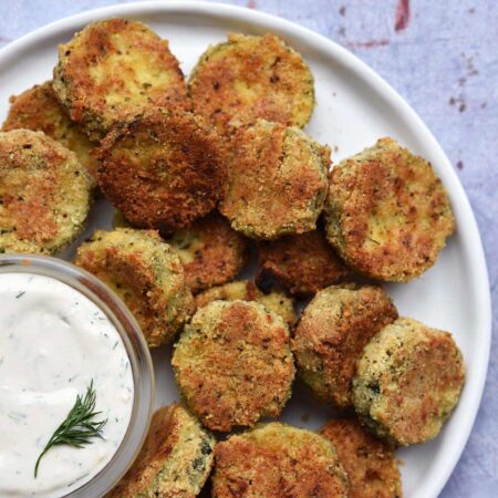 crispy zucchini slices featured image