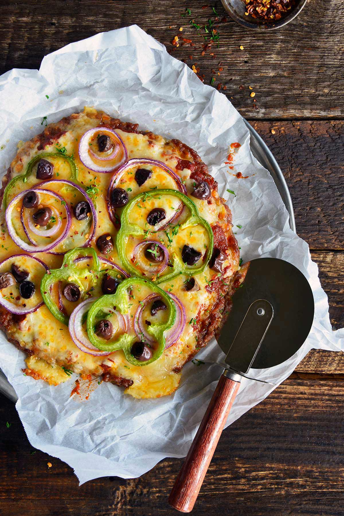 keto meat crust pizza