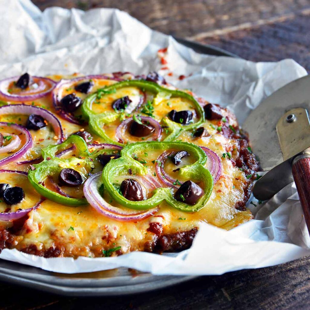 meatza meat pizza recipe featured image