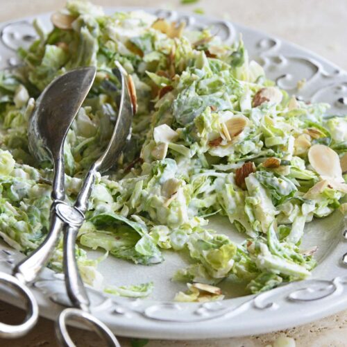 brussels sprouts salad recipe featured image