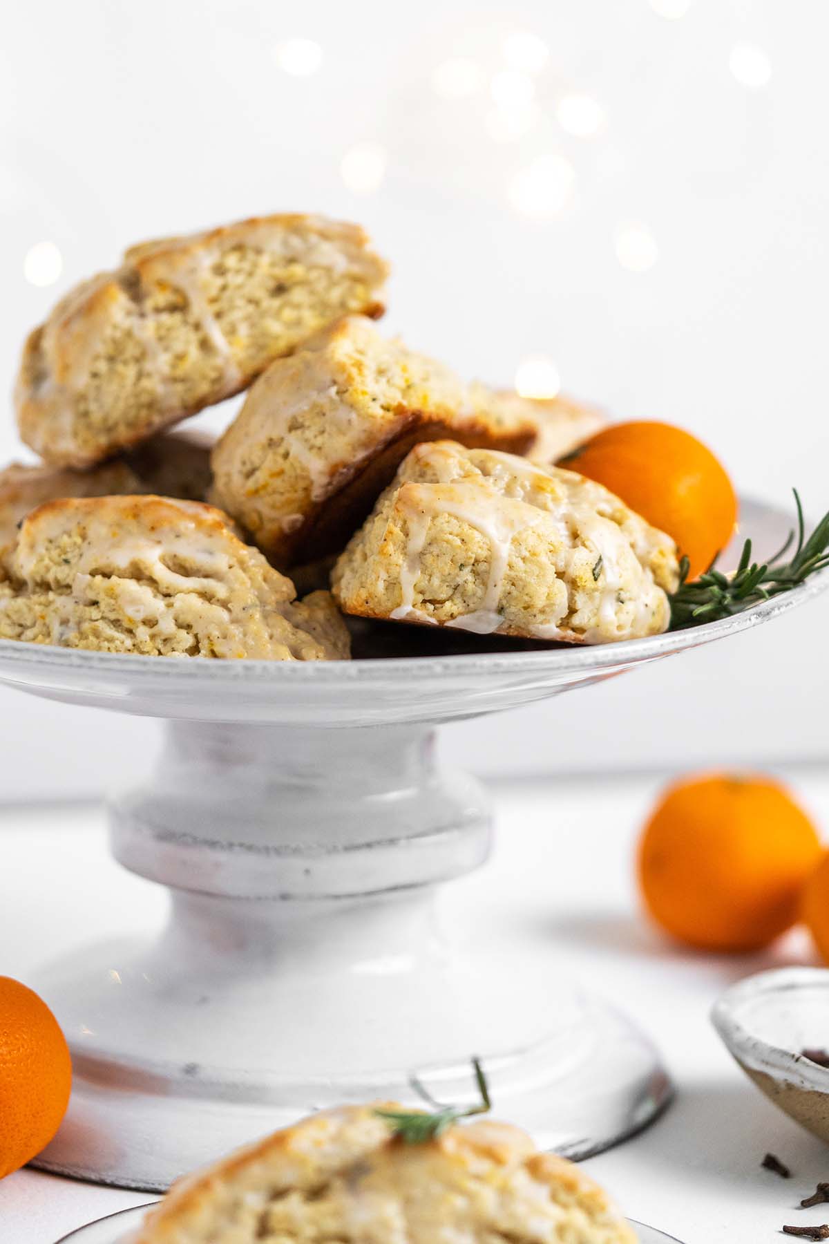 Christmas Eve scones with orange and rosemary