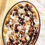 cinnamon bun bread pudding featured image