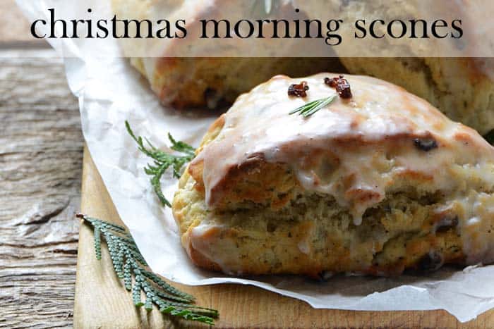 holiday scones with description