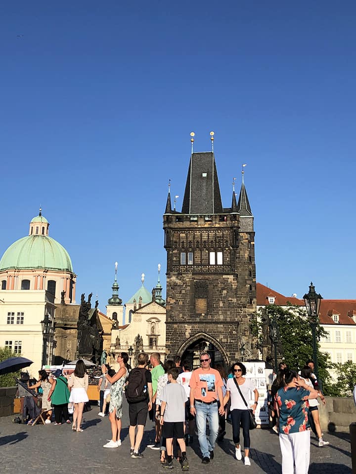 Charles Bridge Facing Old Town Prague