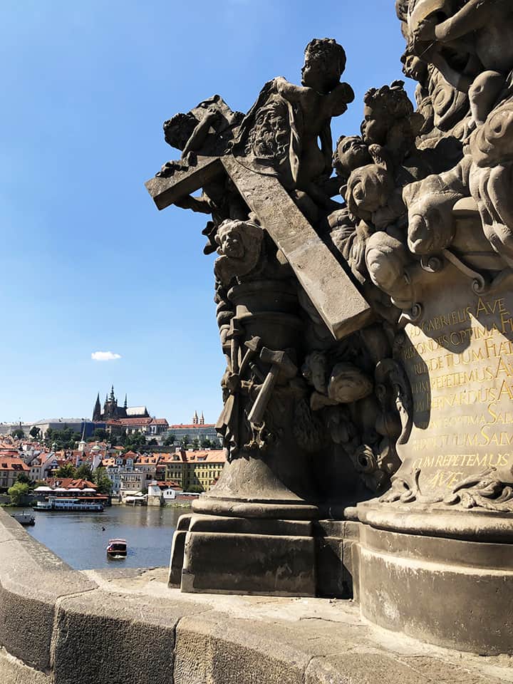 Statues on Charles Bridge