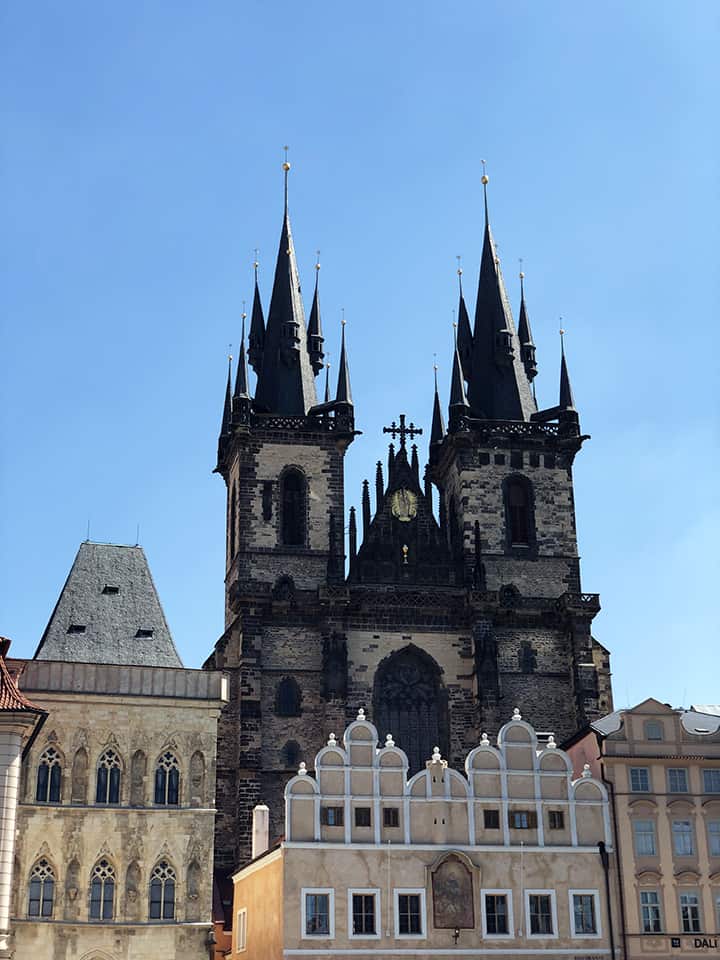 Close Up of Tyn Church