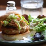 buffalo chicken burger recipe featured image