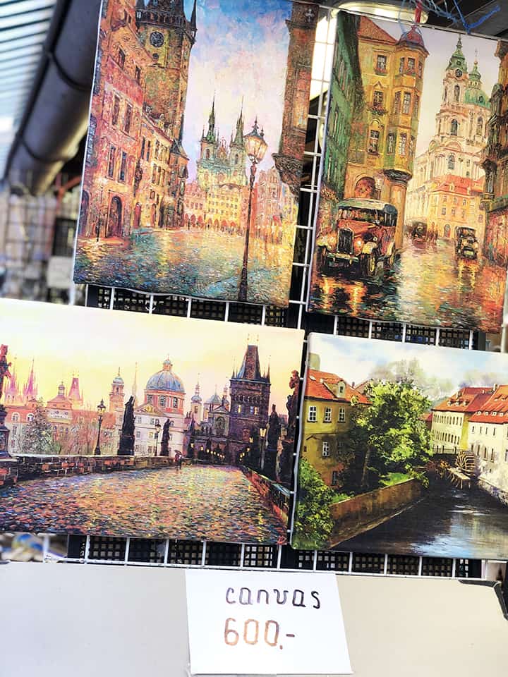 Canvas Paintings in Prague