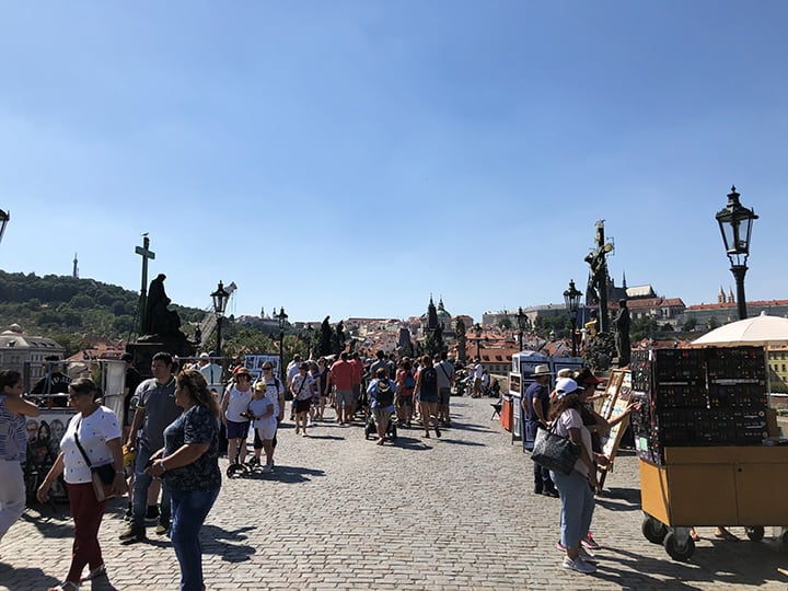 Jewelry and Artwork for Sale on Charles Bridge