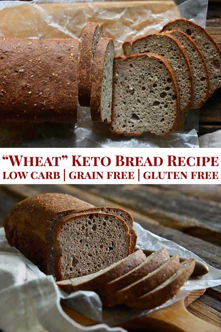 Keto Bread Recipe Low Carb Grain Free Gluten Free Pin