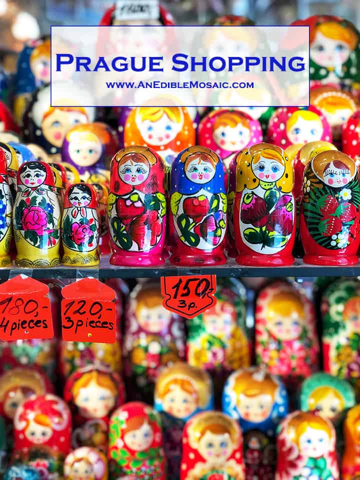 Prague Shopping Pin