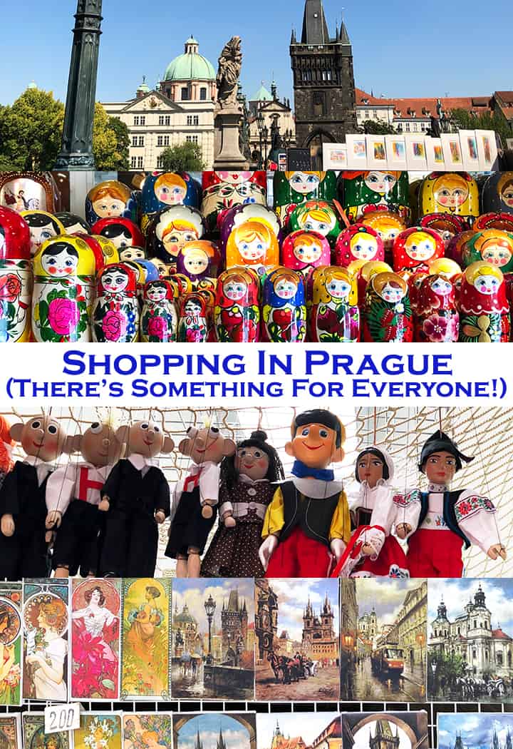 Shopping in Prague Czech Republic Pin