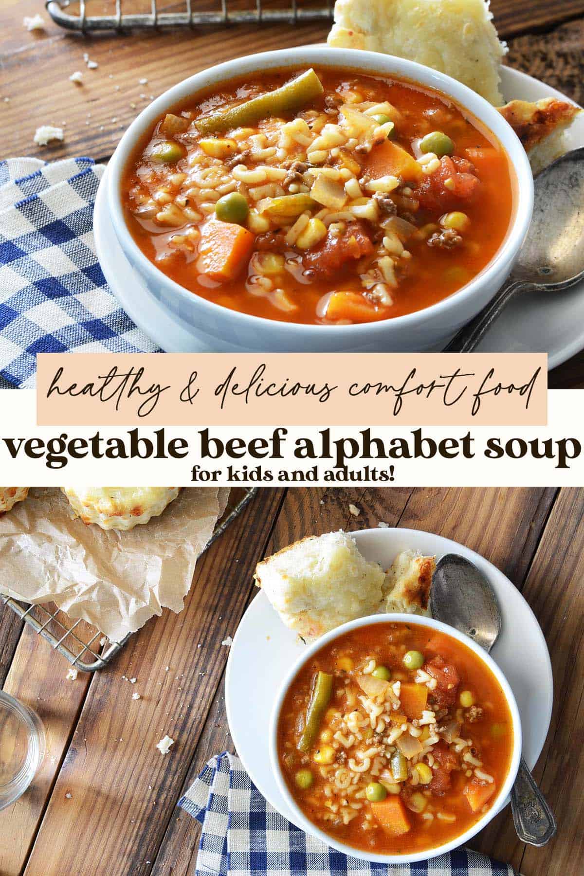 vegetable beef alphabet soup pin