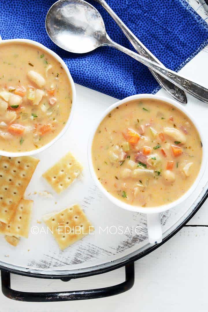 white bean bisque