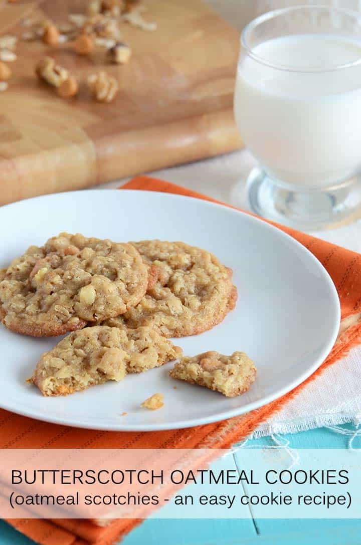 Butterscotch Oatmeal Cookies Pin