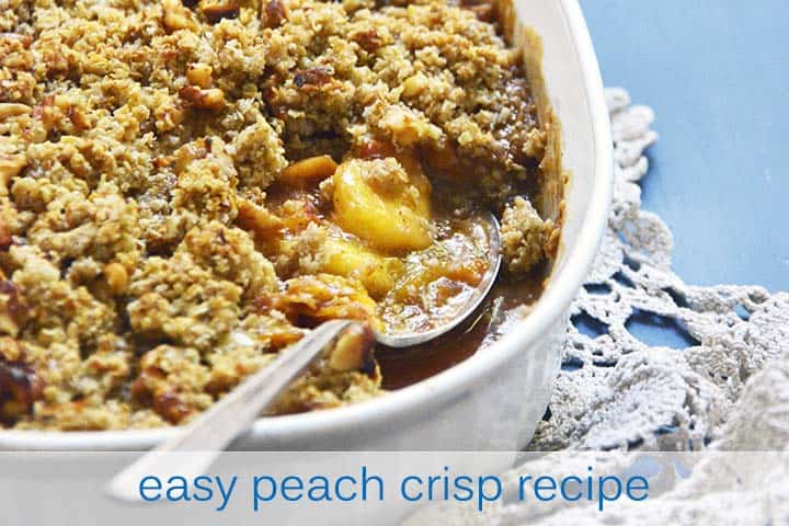 Easy Peach Crisp Recipe with Description