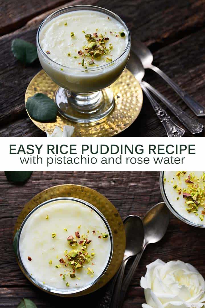 Easy Rice Pudding Recipe Pin