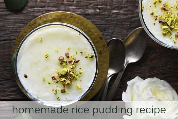 Homemade Rice Pudding Recipe