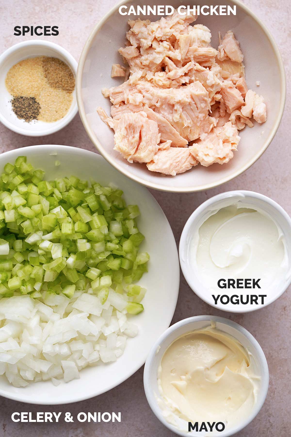 canned chicken salad ingredients