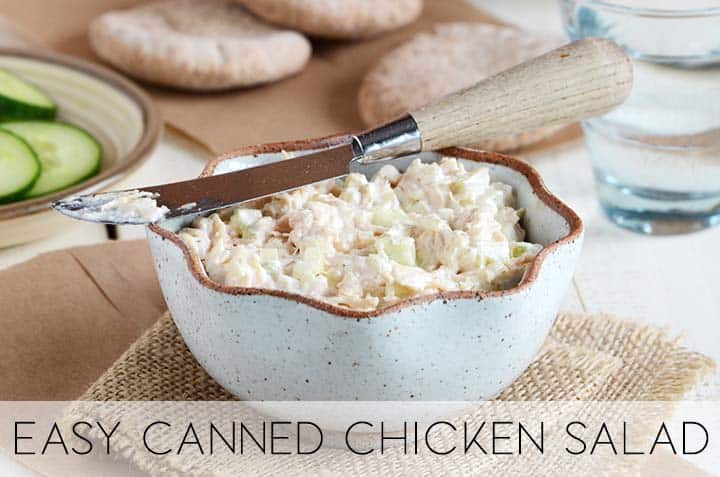 easy canned chicken salad with description