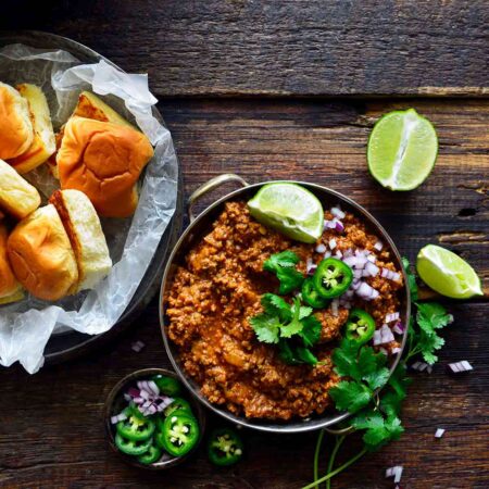 keema pav recipe featured image