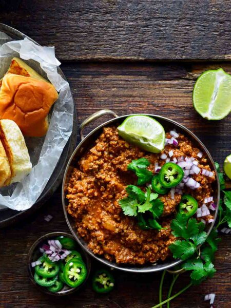 keema pav recipe featured image