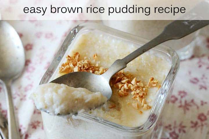 Easy Brown Rice Pudding Recipe with Description