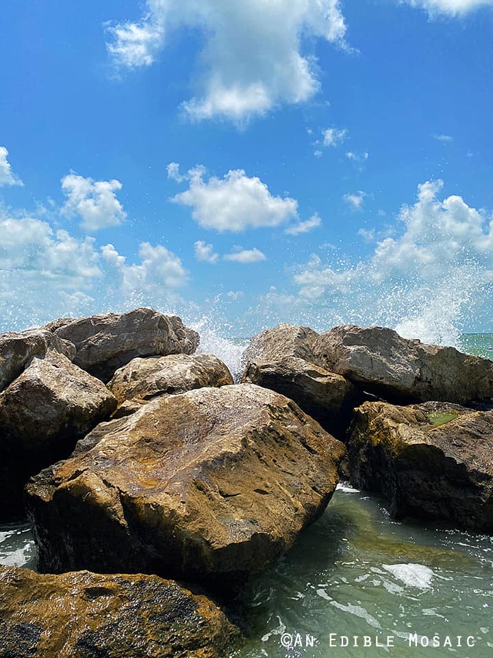 Rocks at Upham Beach