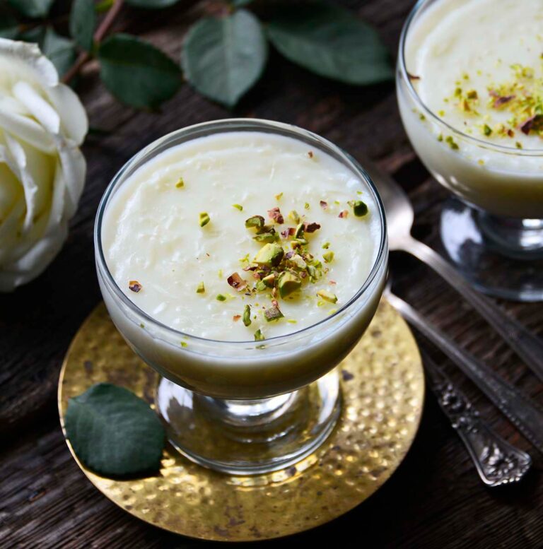 easy middle eastern rice pudding recipe featured image