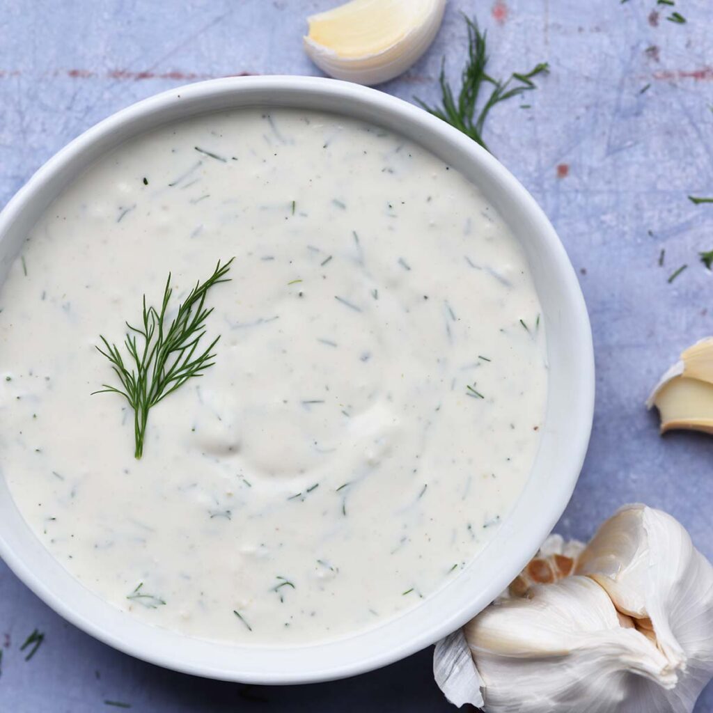 keto ranch dressing recipe featured image