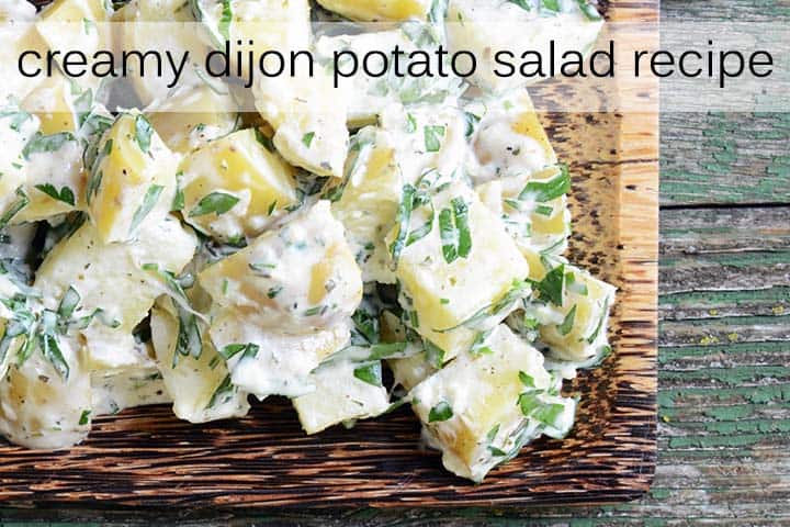 Creamy Dijon Potato Salad with Description