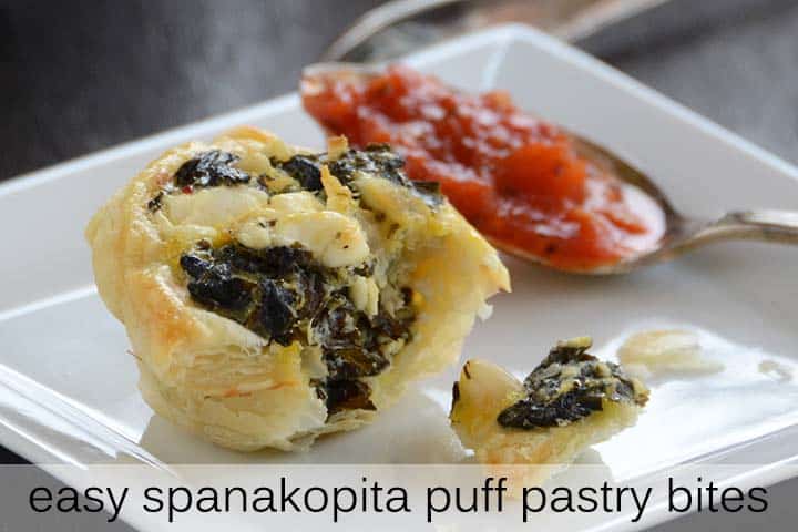 Easy Spanakopita Puff Pastry Bites with Description