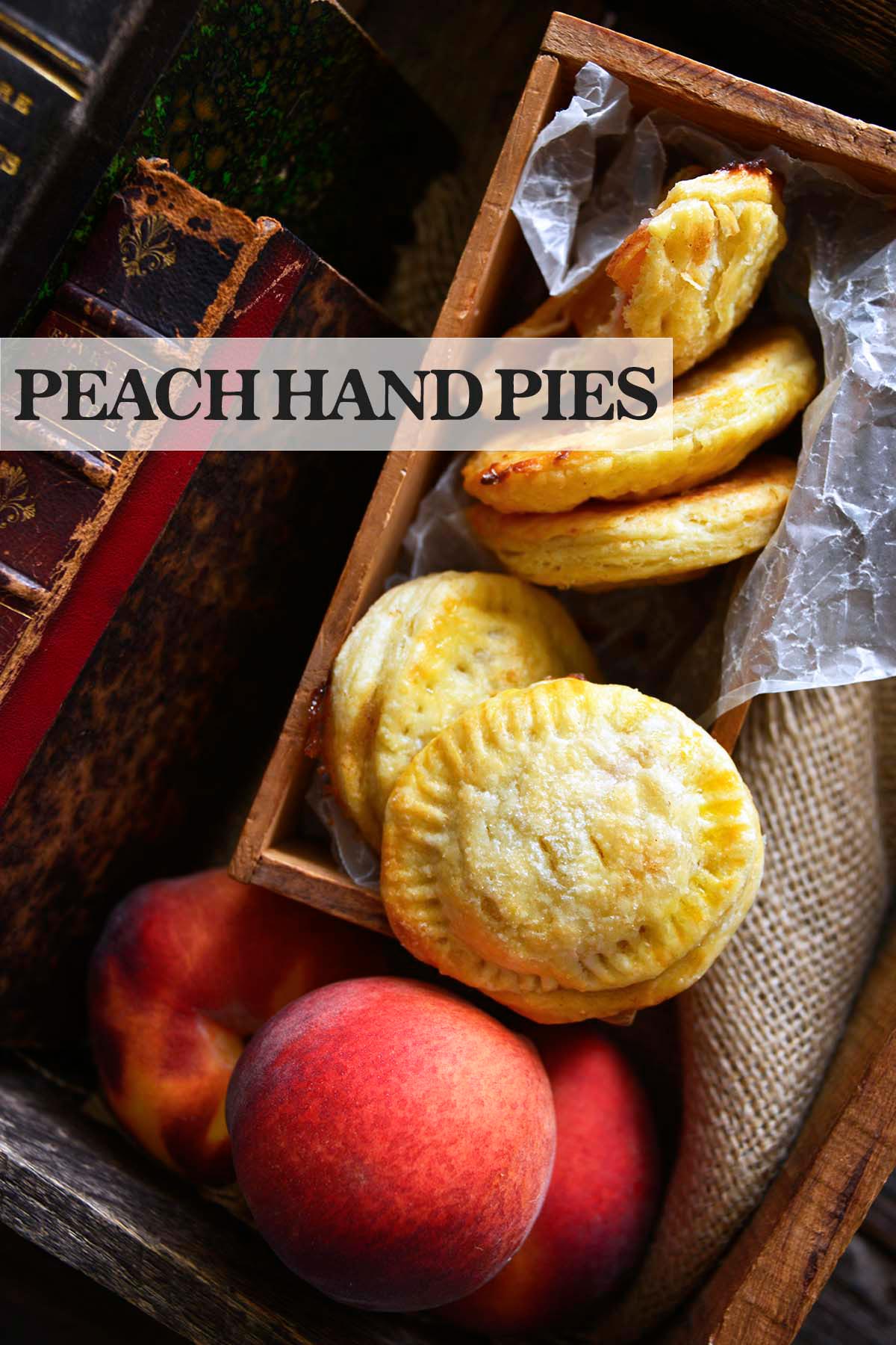 peach hand pies recipe pin