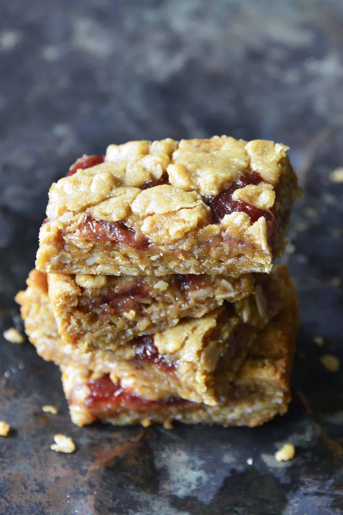 stack of pb and j bars