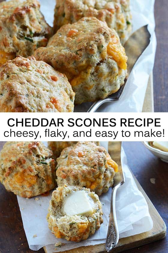 Cheddar Scones Recipe Pin