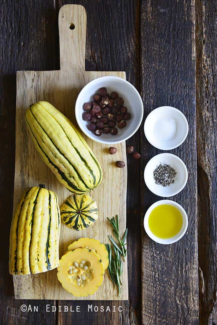 Roasted Delicata Squash Ingredients