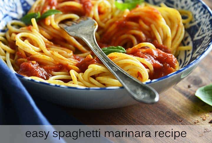 Easy Spaghetti Marinara Recipe with Description