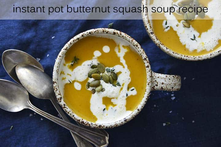 Instant Pot Butternut Squash Soup Recipe with Description