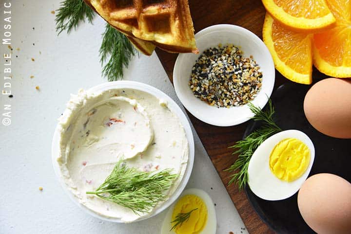 Veggie Cream Cheese Everything Bagel Seasoning Hard Boiled Eggs